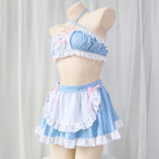 Blue Maid Split Pajamas Set  HA0679