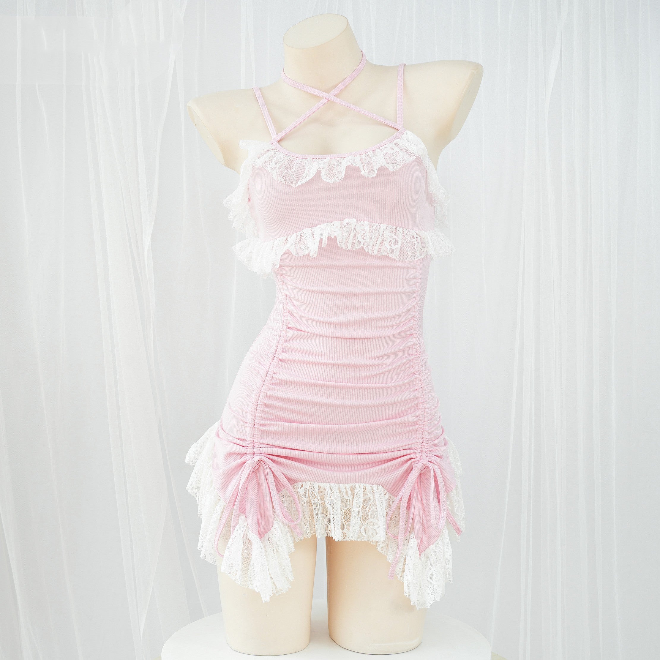 Hip lace hot girl dress pajamas   HA1256