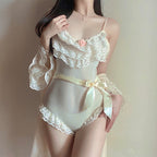 Pajamas mesh nightdress set   HA0790