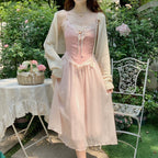 Rose niche slip dress   HA1258