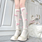Bow calf socks HA1005