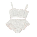 Palace Rose Cotton Underwear Bra Set    HA0650