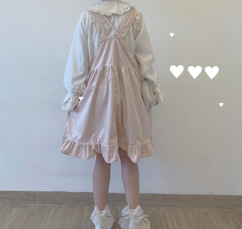 Lace cute doll skirt vest skirt   HA0829