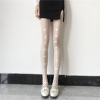 Bow Lace White Stockings  HA0323