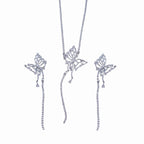 Super fairy butterfly tassel clavicle chain   HA1231