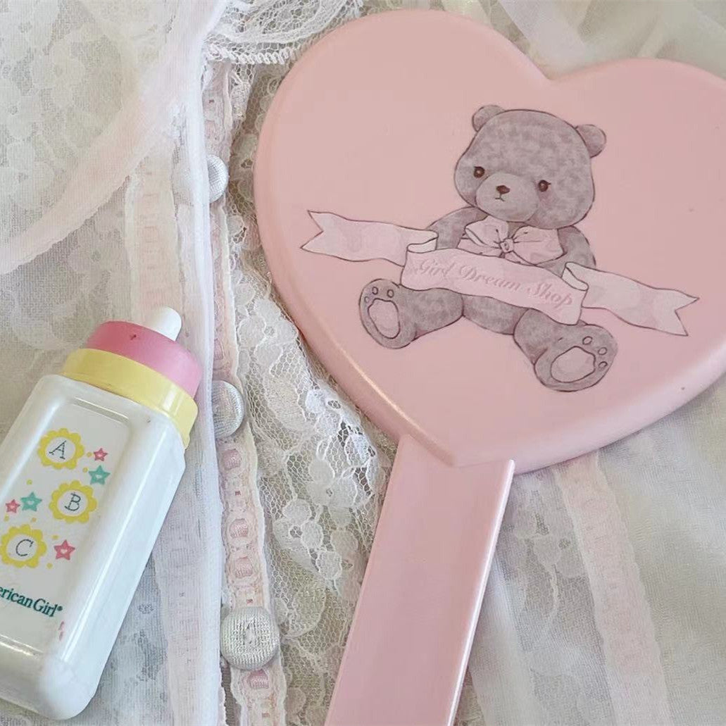 Pink Doll Bear Makeup Mirror  HA1212
