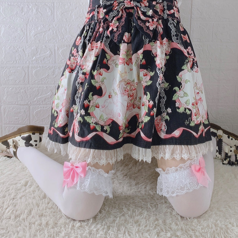 Cute bow knee socks   HA0676
