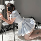 Cute girly lolita pleated dress   HA0348