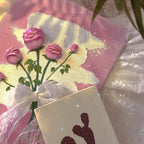 Rose flower tulip hanging painting   HA1524