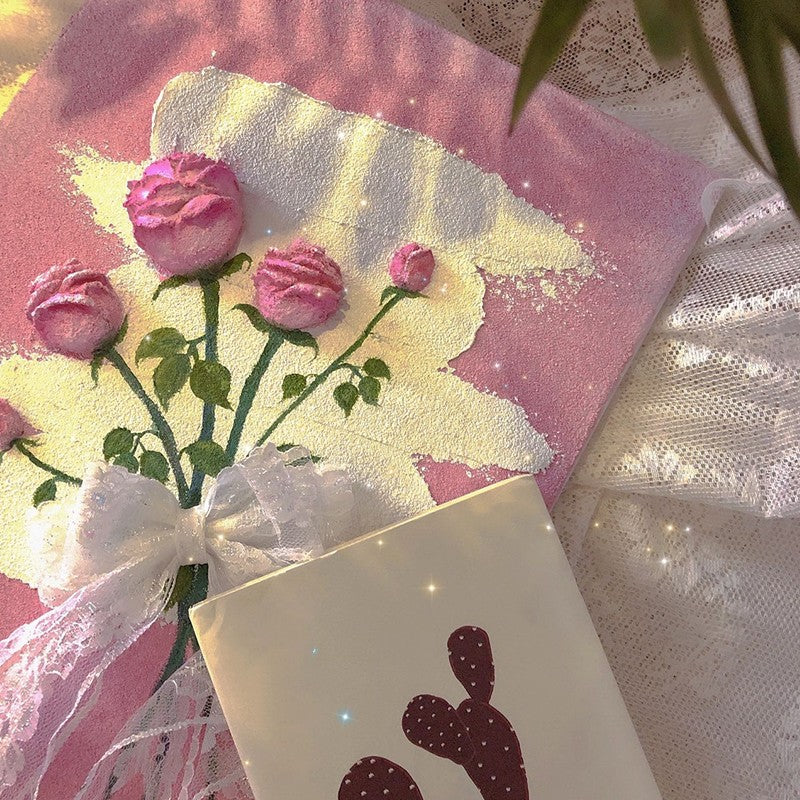 Rose flower tulip hanging painting   HA1524