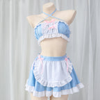 Blue Maid Split Pajamas Set  HA0679
