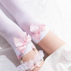 Cute bow knee socks   HA0676
