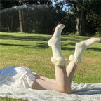 3D Camellia Socks   HA1585