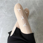 Bow Lace White Stockings  HA0323