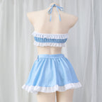 Blue Maid Split Pajamas Set  HA0679
