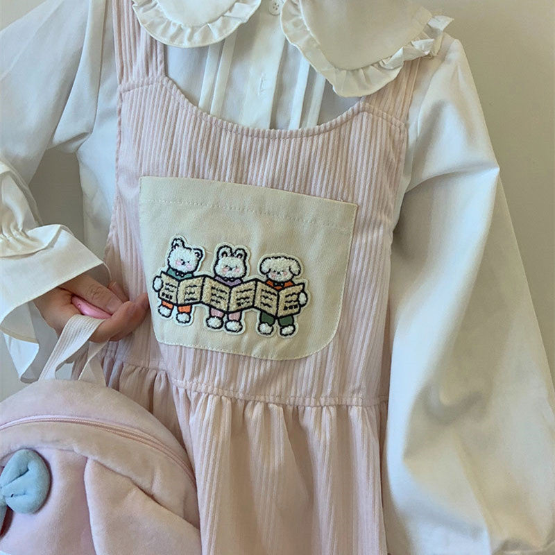 Lace cute doll skirt vest skirt   HA0829