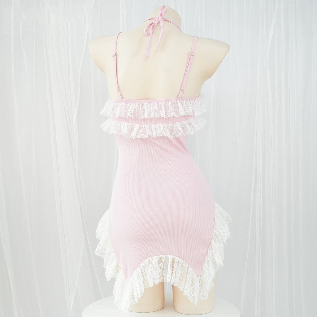 Hip lace hot girl dress pajamas   HA1256