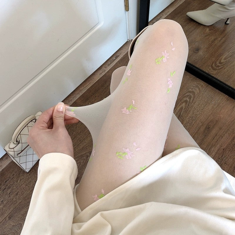 Sweet milky white pantyhose   HA1656