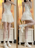 Girls suspender skirt HA1008
