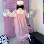 Autumn and winter two piece suspender skirt  HA1202