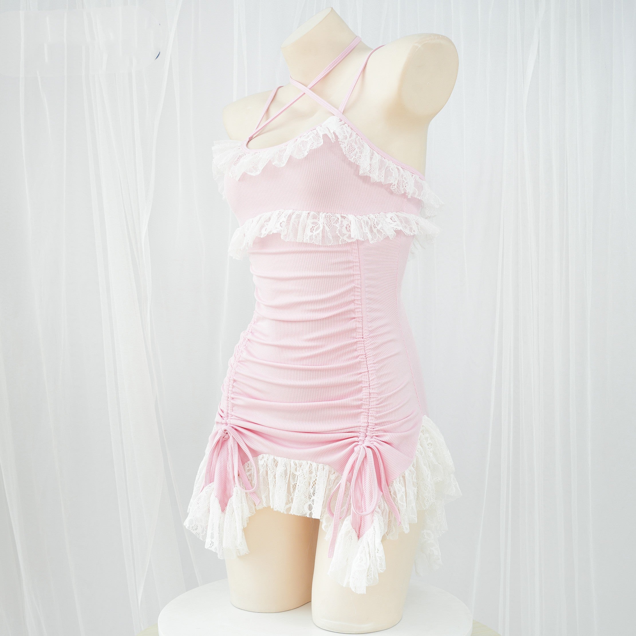 Hip lace hot girl dress pajamas   HA1256