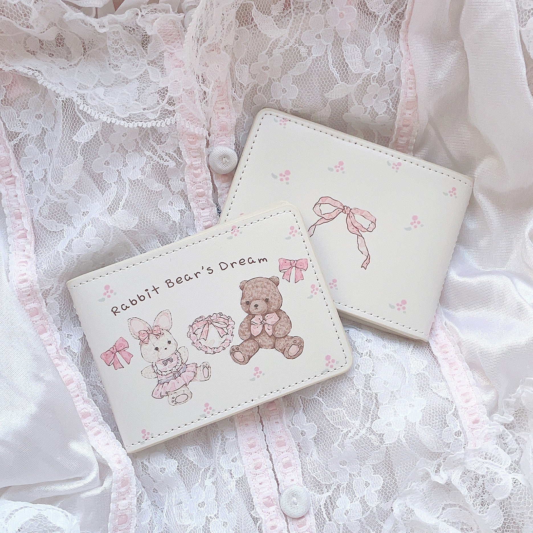 Rabbit bear series driver's license card holder HA1573
