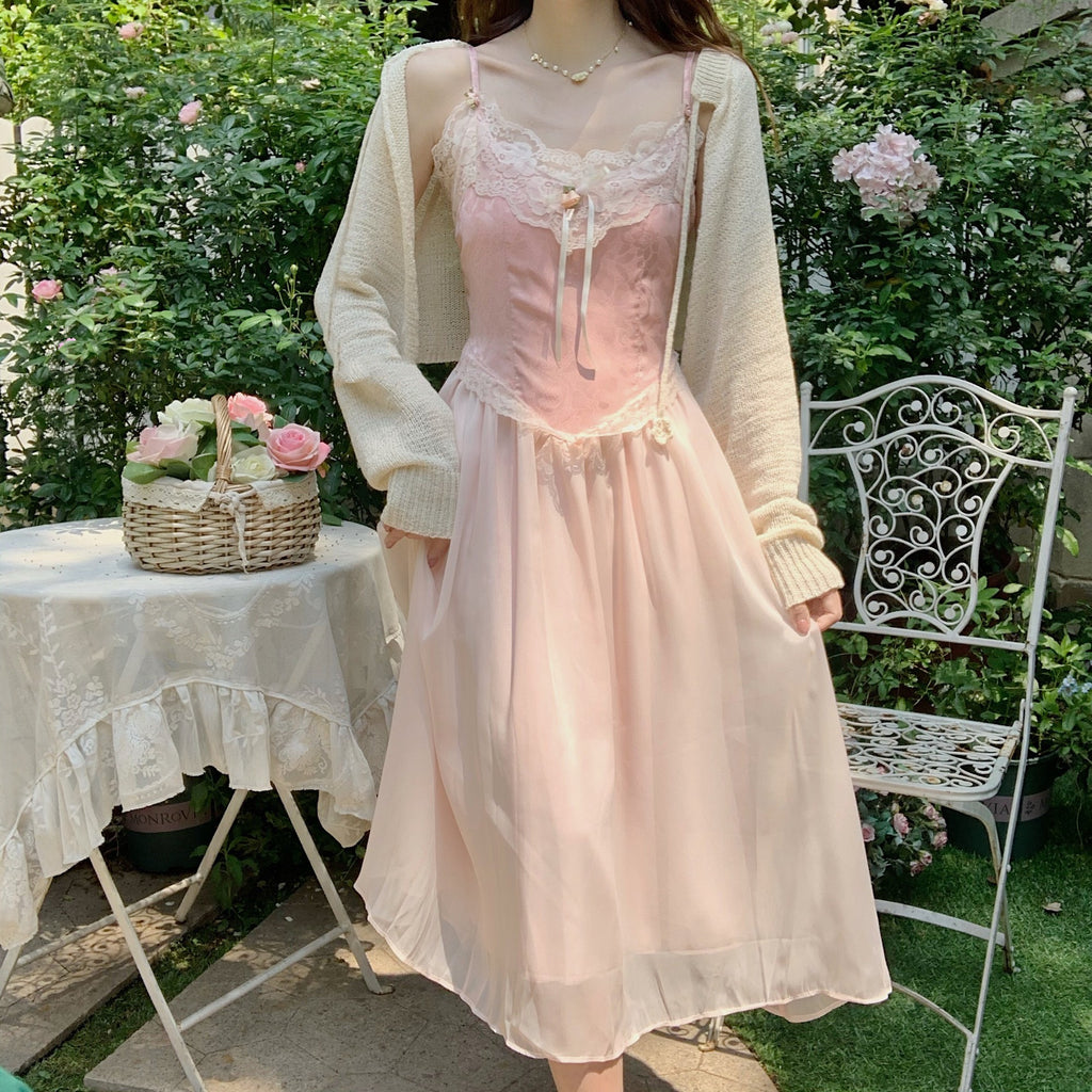 Rose niche slip dress   HA1258