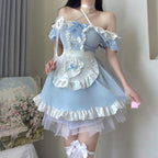 Blue lolita two-dimensional dress    HA0729