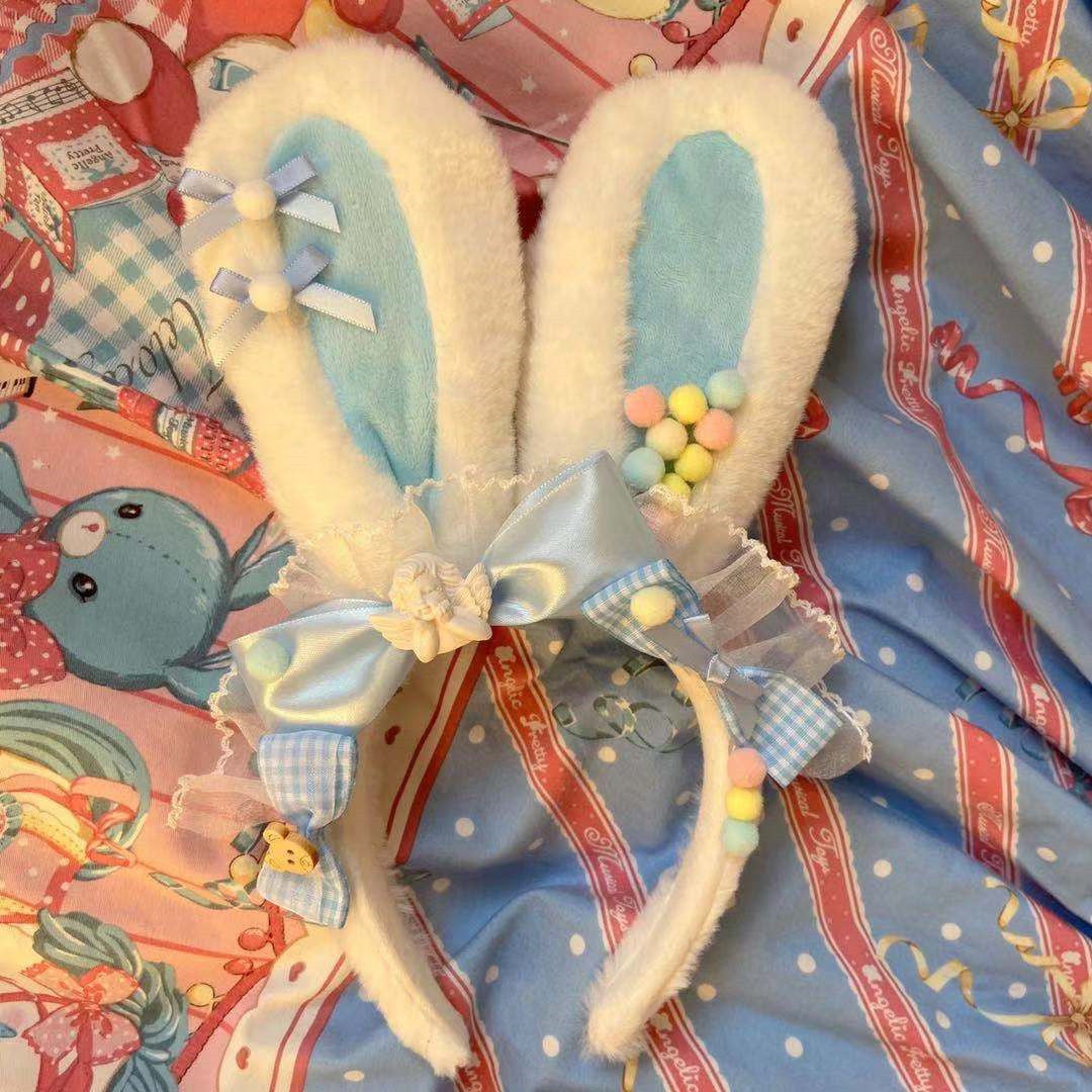 Lolita rabbit ears sweet hair band    HA0752