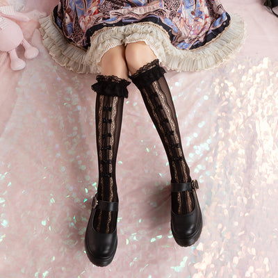 Lolita bow socks  HA1536