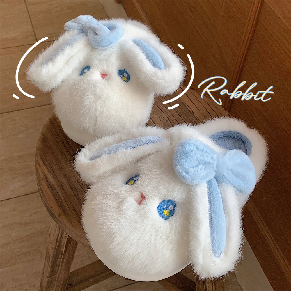 Cute Rabbit Cotton Slippers   HA1336