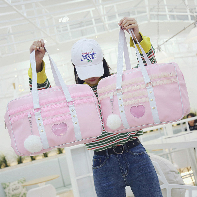 Two-dimensional cherry blossom handbag   HA1218