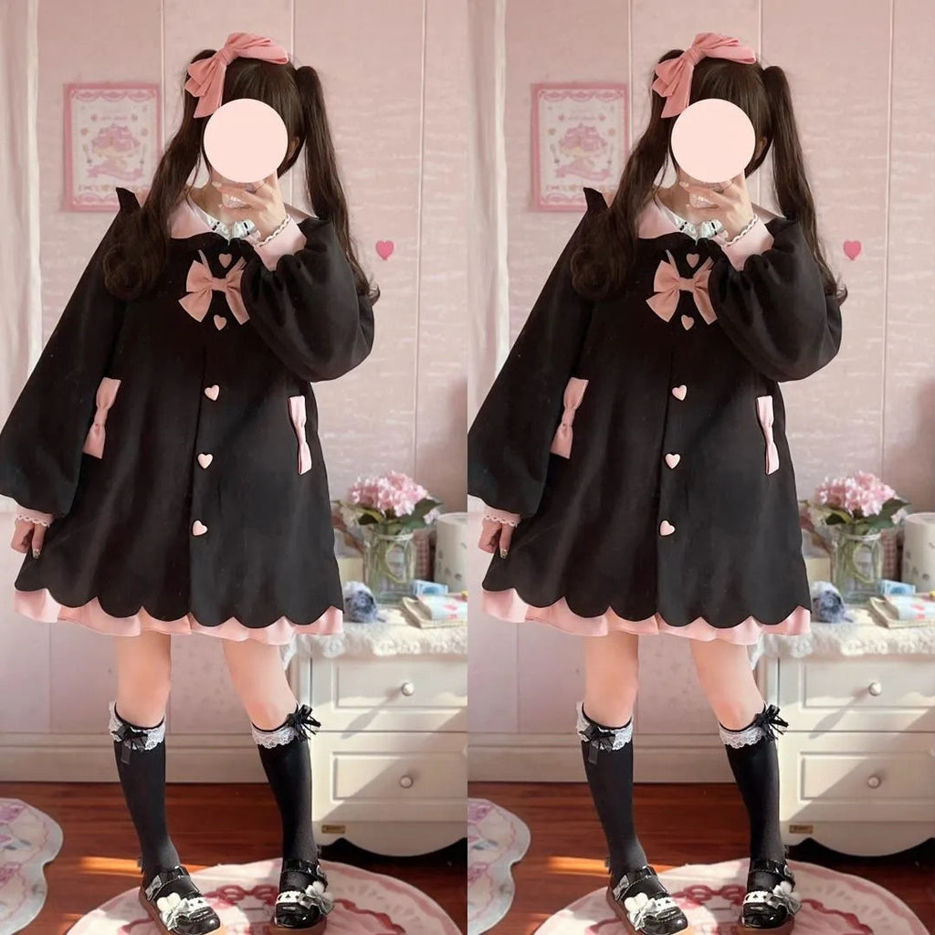Sweet Love Doll Collar Outer Dress   HA1156
