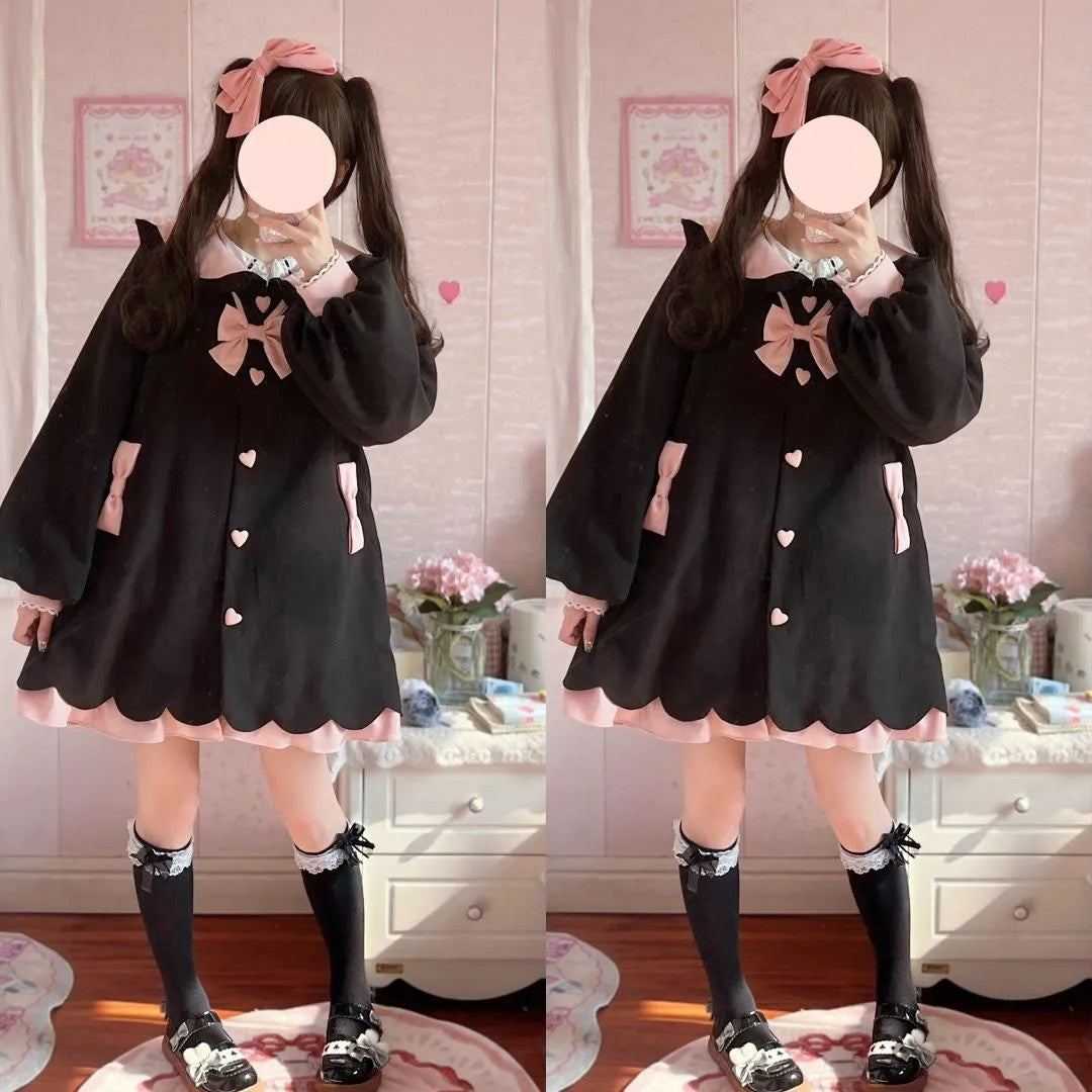 Sweet Love Doll Collar Outer Dress   HA1156